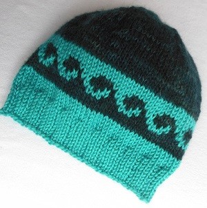 Unisex Hat Fair-Isle Knitting Pattern